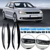For VW Jetta MK6 Sagitar NCS 2010‑2018 Headlight Eyebrow Eyelid Cover Trim 1Pair Headlamp Eyelid Stickers