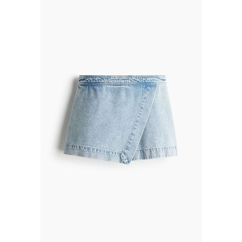 

HM 2025 Summer New Arrival Women s Clothing Fashion Casual Stomach Blanket Denim Short Pantskirt 1277603