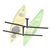 Kayak Storage Rack for 2 Kayaks, Holds Up To 113.4 Kg, Heavy Duty Adjustable Ceiling Rack for Garage Ceiling Mount, Overhead Garage Storage Hanger for