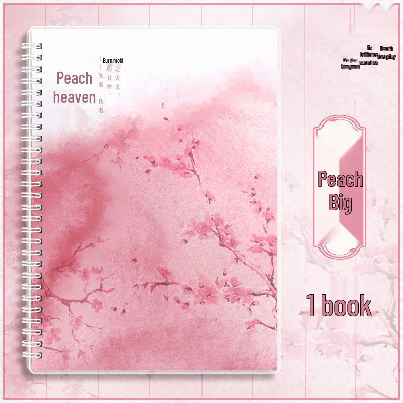 Stylish B5 Coil Notebook for Junior and Senior High Students - A5 Thickened Diary and Memo Book