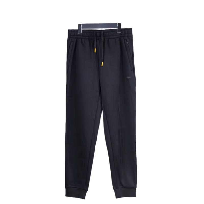 LI-NING Men s Tapered Fleece-Lined Warm Sports Pants AKLTD79 5XL