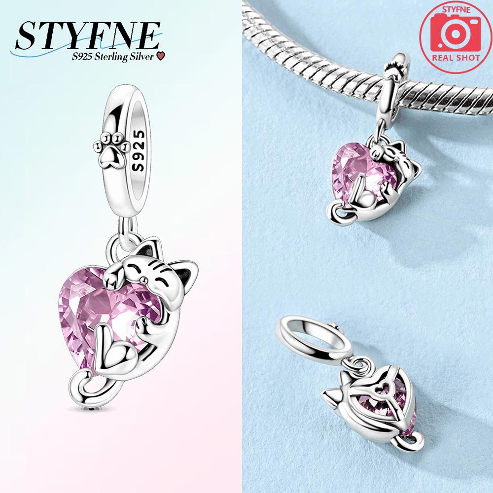 Charms Plataoriginales Cat Dog Butterflybeads For Charms Copper Bracelet Beads Jewellery Making Women'S Gift