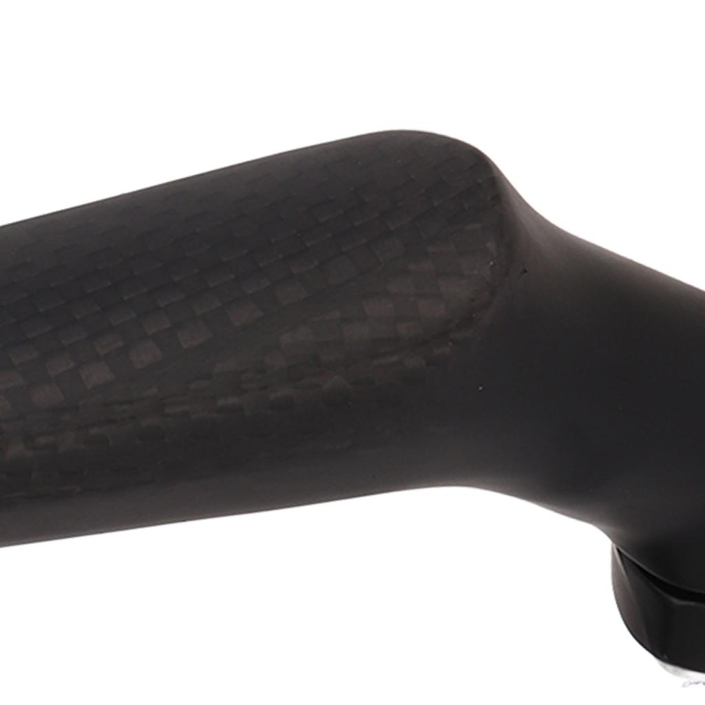 Mountain Bike Handlebars Bar Ends 1 Pair Carbon   3K L Shape Ergonomic Road Bike Bar Ends for 22.2mm Bike Handlebar