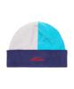 DIMITO Color Block Fleece Beanie Navy