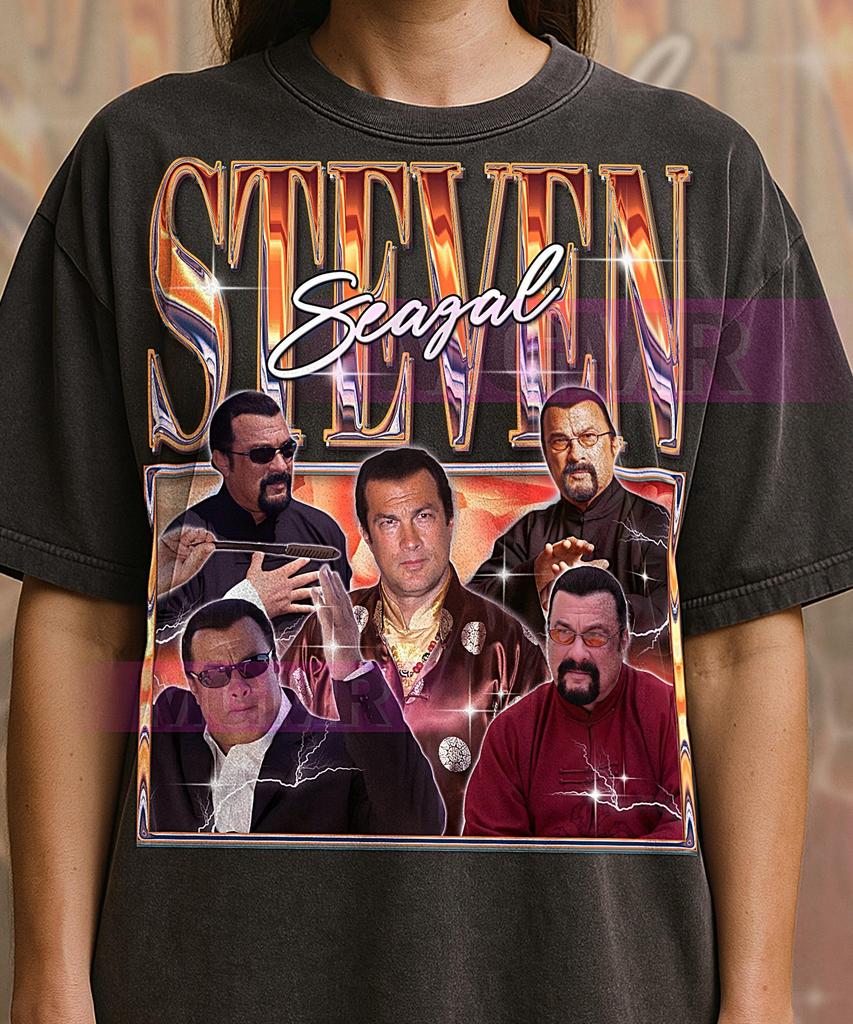 Steven Seagal Bootleg Shirt, Vintage Actor Action Star Celebrity Performer Tee, 90s Retro Throwback T-shirt, Steven Seagal Sweater