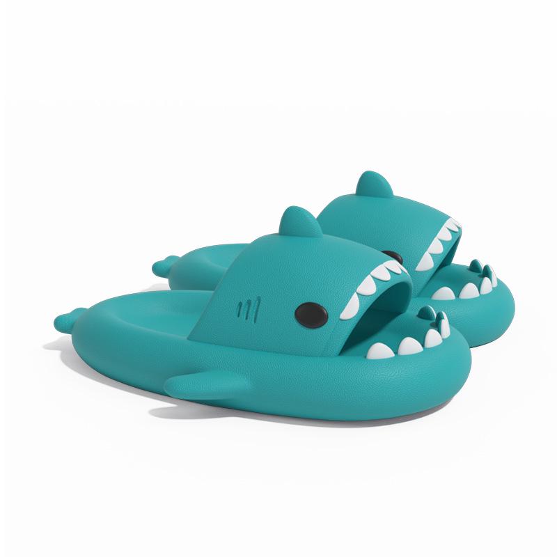 Shark Summer Slippers: Non-Slip Thick Sole for Men and Women, Indoor and Outdoor Wear.