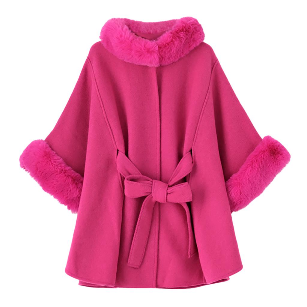 Women's Fashionable Cape Shawl Temperament Loose Plus Size Jacket