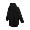 Adidas Polar Fleece Long Hooded Track Top Women Black HM2841