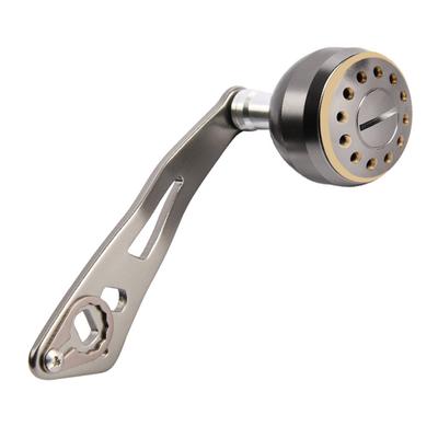 Baitcasting Rollengriff 32mm1.26in Ergonomischer Metall-Angelrollengriff für Baitcasting Silber