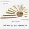 Round Head Brass Nails for DIY Projects and Picture Hanging