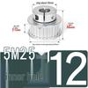 5M25T Quick-Lock Aluminum Timing Pulley with 25 Teeth