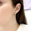 Silver Earrings with London Blue Topaz 1.45ct (2167525)