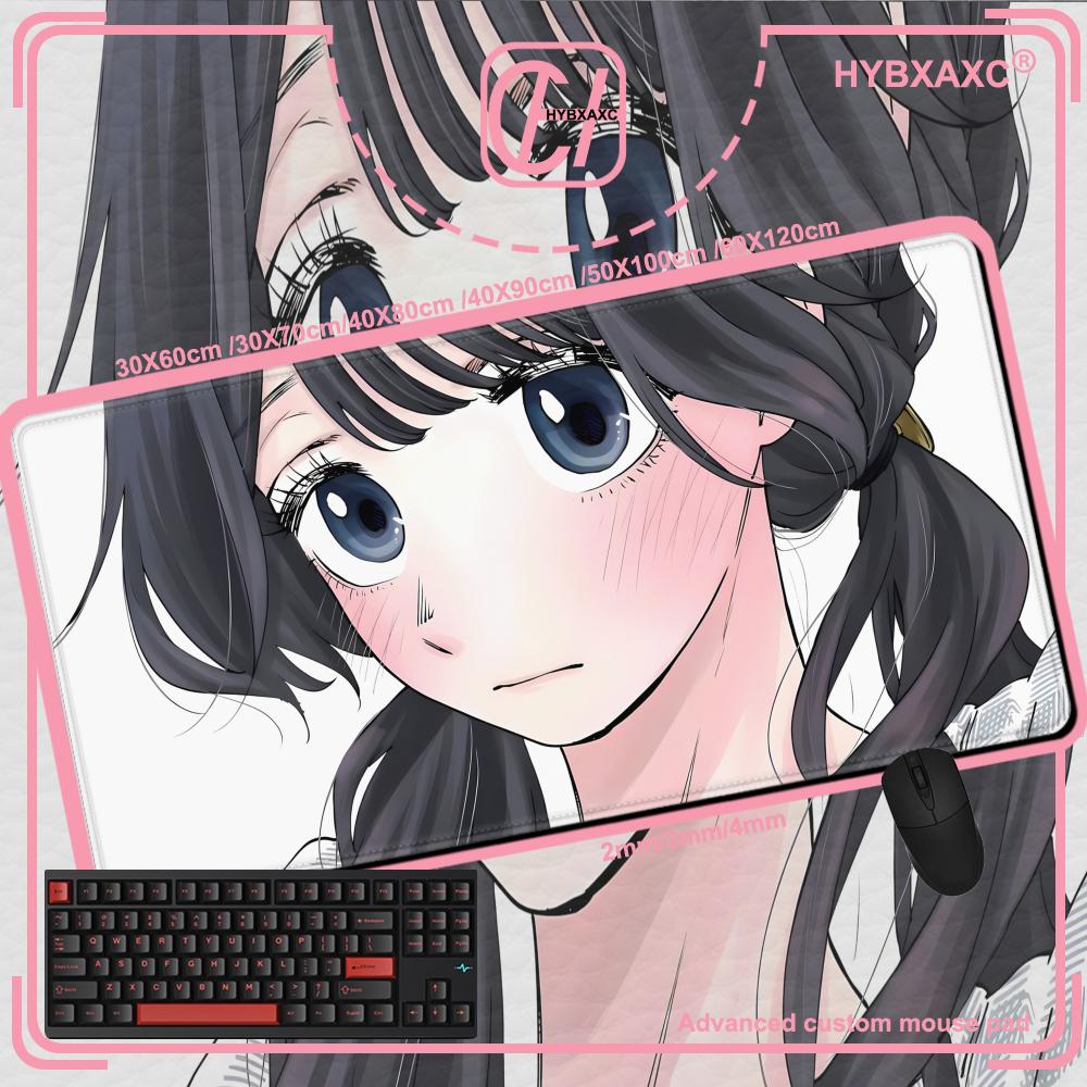 New Anime The Fragrant Flower Blooms with Dignity Mouse Pad Cute Kawaii Girl Kaoruko Waguri Desk Mat Print Keyboard Mat