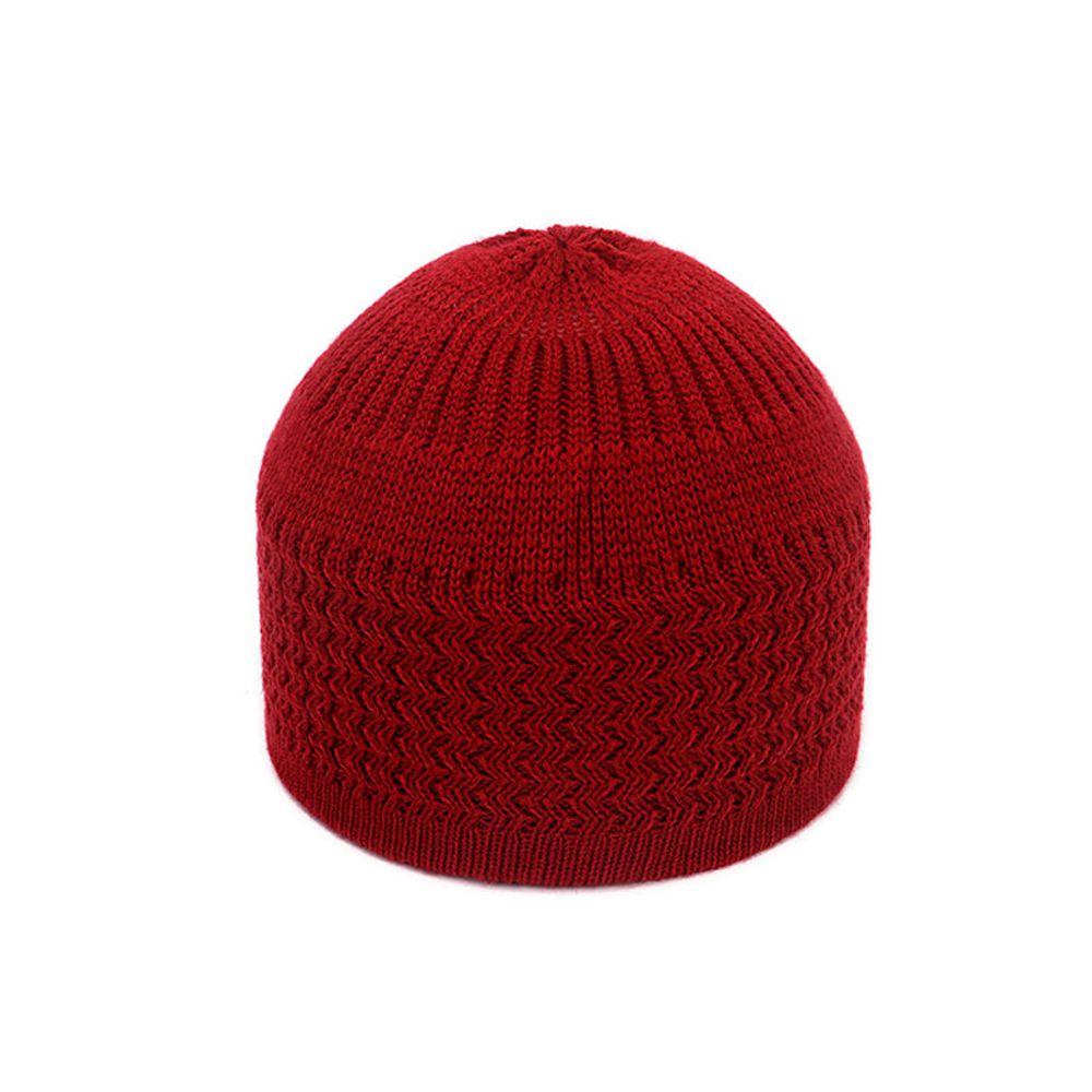 Winter Kippah Homme Hat Wave Autumn Muslim Prayer Hats Knitted Caps Beanie Islamic Ramadan Hat