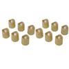 12PCS LED Tealight Golden Warm Light Flameless Light Candle for Christmas Birthday Party