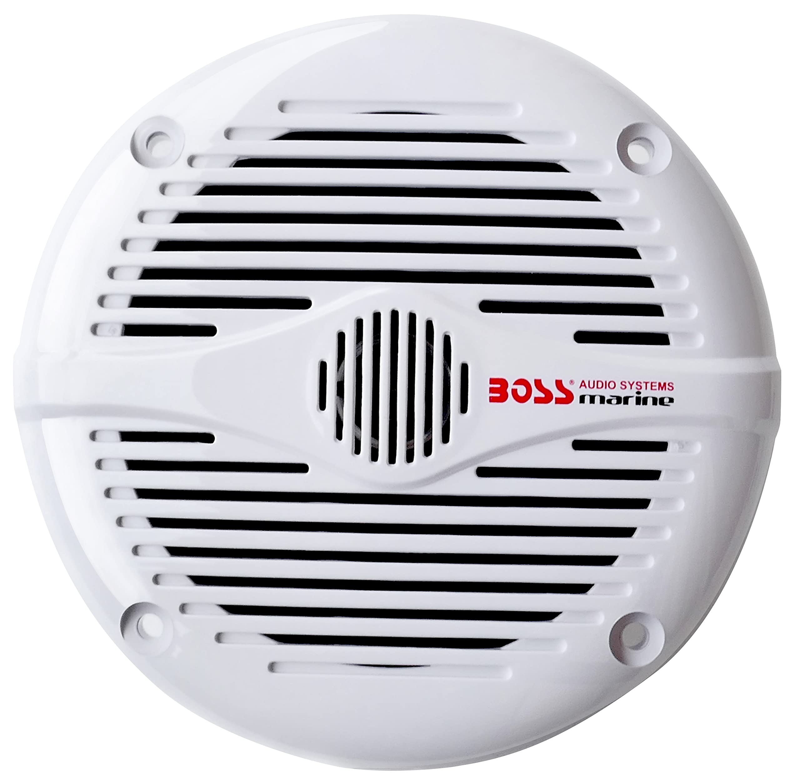 

Waterproof White Outer Dual Surround Marine Speakers for Jet and Vehicles Speakers, 5.25-inch, 15.5cm Diameter, 2-Way Cone, 150W, Full-Range Sound,