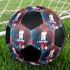 1PC Lamine Yamal Génie taille 5 ballon de football PrahaBallon de football en salle Coloré Tous les âges Cousu à la machine PVC Prêt pour la compétition Durable Haut rebond