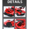 Modellino Auto Sportiva Apollo Intensa Emozione IE Scala 1/32 Metallo Pressofuso Veicoli Auto da Corsa Modellino Suono e Luci Giocattolo per Bambini Regalo
