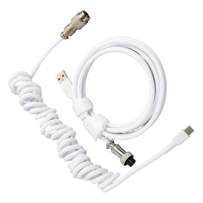 Câble de Clavier Gaming Type C en Nylon vers USB Double Gaine Câble pour Clavier Mécanique 9.8ft