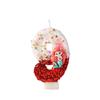 Creative Cartoon Mermaid Digital Birthday Candle Celebration Decoration