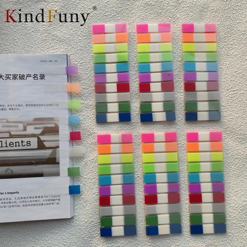 6Pack Transparent Waterproof Sticky Notes Memo Pad Sticky Note Pads Notepad School Stationery Office Supplies Korean Stationery