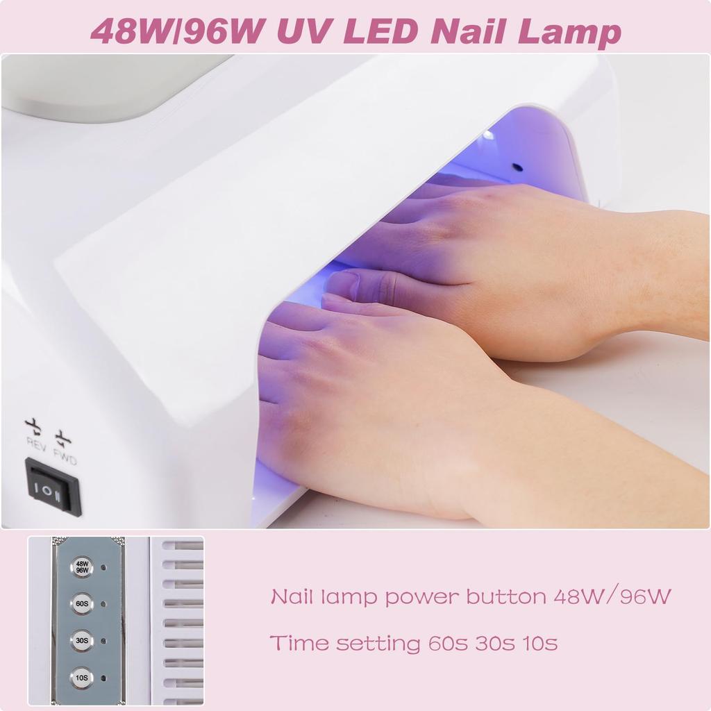 5 v 1 Nail Dust Nail Nail 4500rpm Rotace 6 39 LED Light Nail Dust Nail Nail Salon Strong Dodává se s Nail Dodává se s Může chránit váš opakovaně použitelný