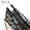 ELLE Monogram Chain Shoulder Bag
