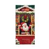 Stretch Fabric Christmas Door Tapestry - Santa Claus Gift Background for Holiday Parties
