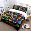 Animal Alphabet Learning Set Soft Skin-Friendly Bedding Set Includes 1 Duvet Cover And 2 Pillowcase Gift