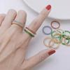 New Minimalist Retro Thin Band Ring for Women & Students - INS Style Pinky Ring, Spring/Summer Japanese & Korean Hand Jewelry