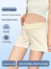 Plus Size Summer Maternity Anti-Exposure Ice Silk Cotton Shorts