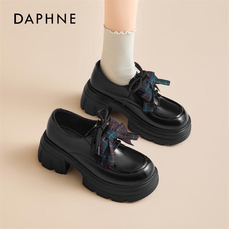 Daphne Women s Platform Loafers with Bow 38