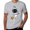 Astronaut Playing Planetary Golf Tshirt Blouse Customs Design Your Own Funnys Kawaii Clothes T Shirts for Men Graphic