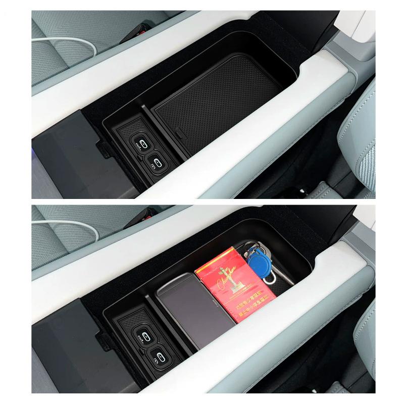 Car Center Console Armrest Storage Box Tray Organizers for Polestar 4 2024 2025 Interior Accessories