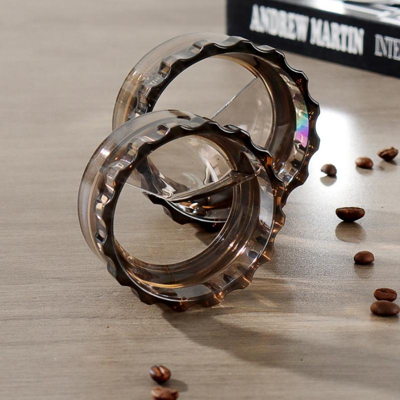 Universal Coffee Tamper For Moka Pot Rotary Powder Dosing Ring Coffee Distributor Leveler Abs Food Grade Material Espresso Tool