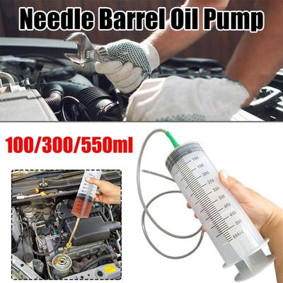 Needle Barrel Type Suction And Injection Oil Change Tool Manual Large Needle Pump Oil Filler Pump Oil Change Brake Oil Tool