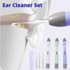 With Storage Box Ear Wax Remover 8X  Magnifying Glass USB Ear Cleaner LED Light Earpick  Baby Care