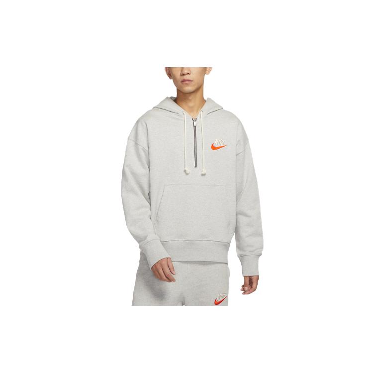 Nike Sweatshirts Men's Gray Hooded Moderate Regular DM5280-050