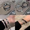 Trendy Y2k Star Charm Bracelet Adjustable Leather Star Wristband Fashionable