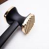 Meat Hammer Zinc Alloy Meat Tenderizer with Dual-Sided Textured Meat Mallet Quick Fibrous Tissue Breakdown Breaker for