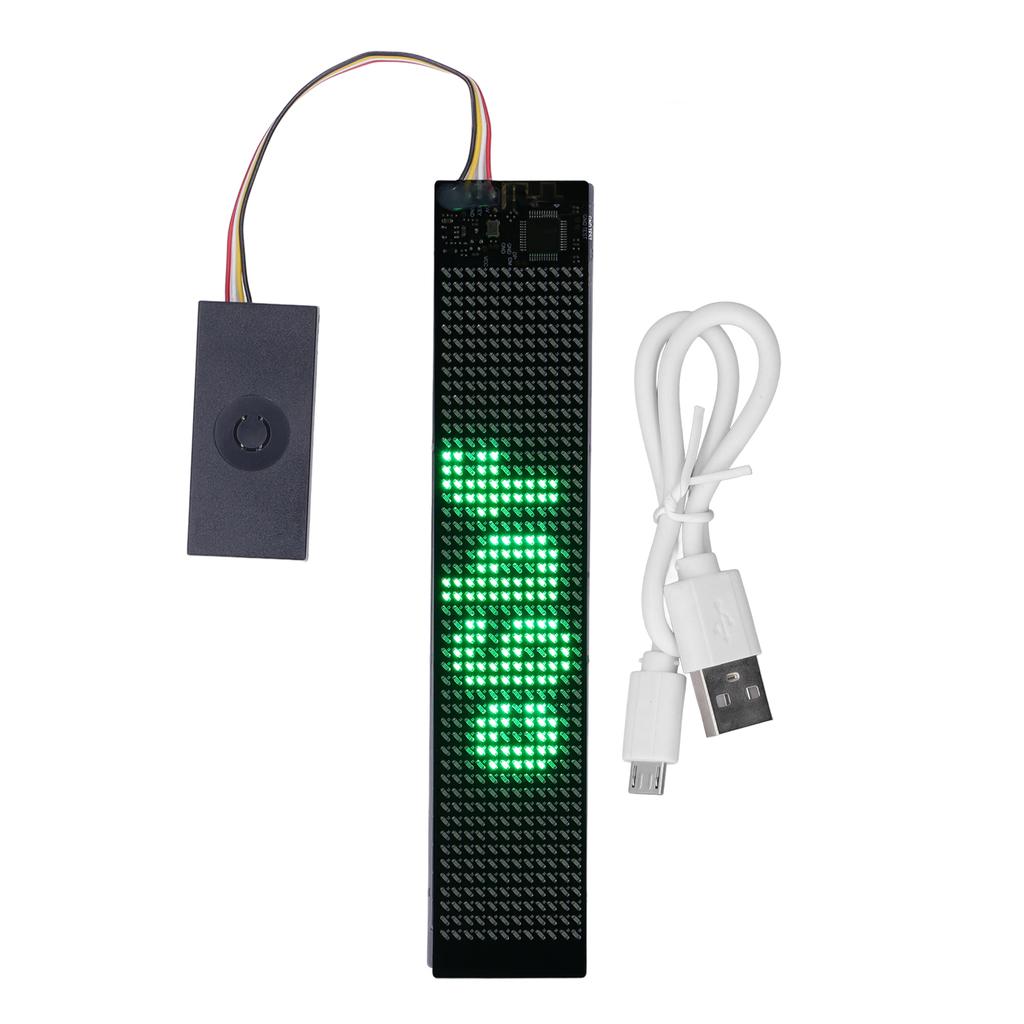 LED Matrix Panel Green Programmable Flexible Scrolling LED Sign for Store Car Bar Hotel