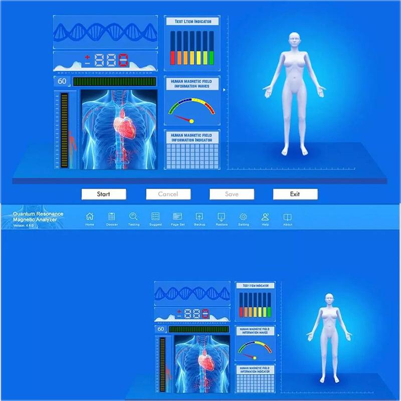 New Quantum Resonance Magnetic Health Analyzer 11 Generation Body Analyzer for Hand Touch Multi-language Sub-health Test for Home with Digital Display