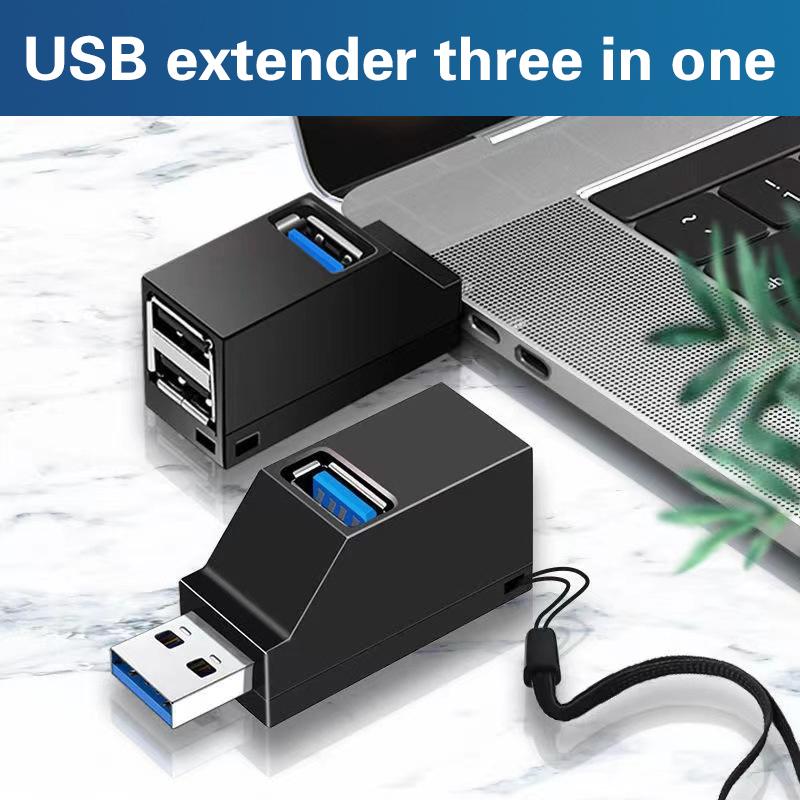 High Speed Usb 3.0 Hub Adapter Extender Mini Splitter Box 3 Port Data Transfer Usb Splitter Docking Station For Pc Laptop Parts