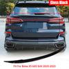 Fit For Bmw X5 G05 SUV 2019-2023 Glossy Black Rear Middle Spoiler Trunk Wing Lip Trim Tail Car Accessories Refit