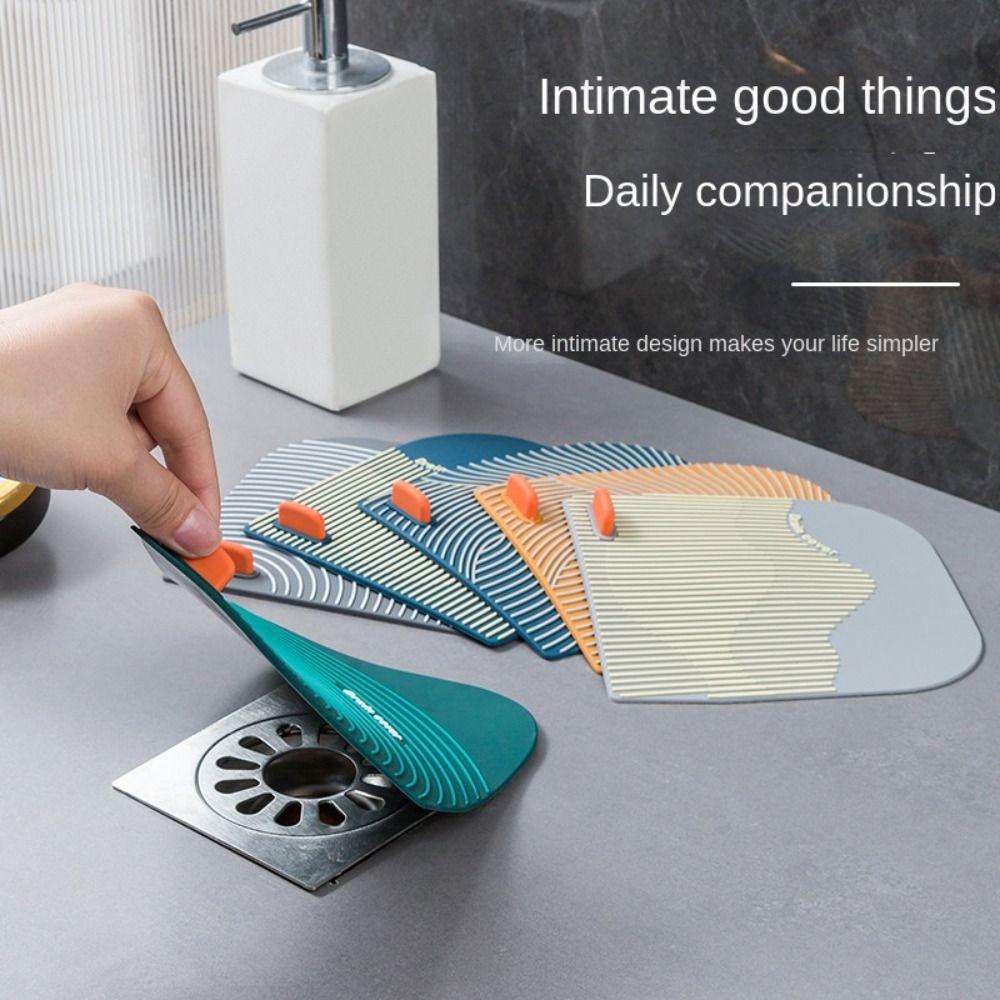 

Anti Blocking Floor Drain Cover Anti-clogging Sewer Deodorant Cover Floor Drain Mat Shower