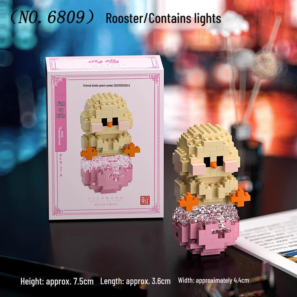 Compatible Lego Micro Cartoon Figurine Building Block - Educational Toy for Kids