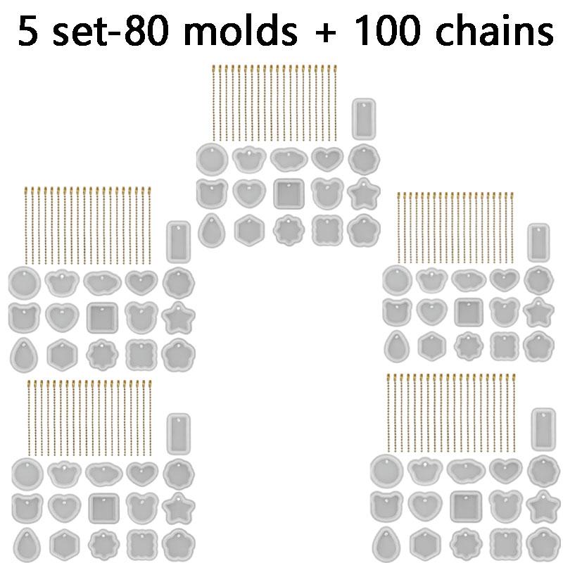 Non Stick Silicone Resin Mold High Quality Durable for Crystal Epoxy Pendant Single Drop Shaped Jewelry Casting