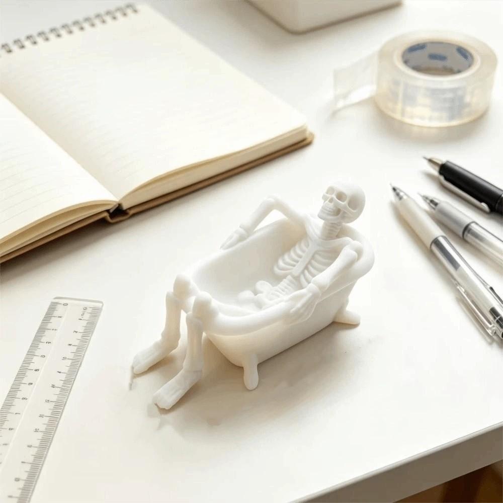 Solid Resin Material Trinket Organizer Smooth Surface Bathtub Tray Desktop Organizer Bedroom