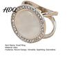 Scarf Ring Round Ring Sparkling Rhinestone Slide Decorative Non-slip Holder for Women Neckerchiefs Silk Scarves Shawls Shirts Elegant Accessory