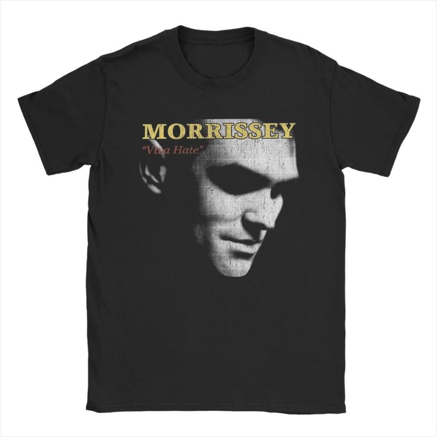 

Morrissey Tour 2025 T-Shirt Beach British singer and songwriter T-Shirts 100 Cotton Tee Shirt For Men Short Sleeve Top Tees XL чорний